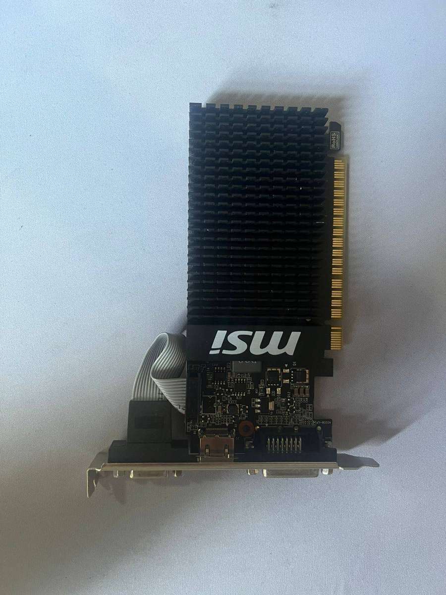 MSI GT 710 1GB DDR3  Tested, Like New, Full-Height, VGA/DVI/HDMI