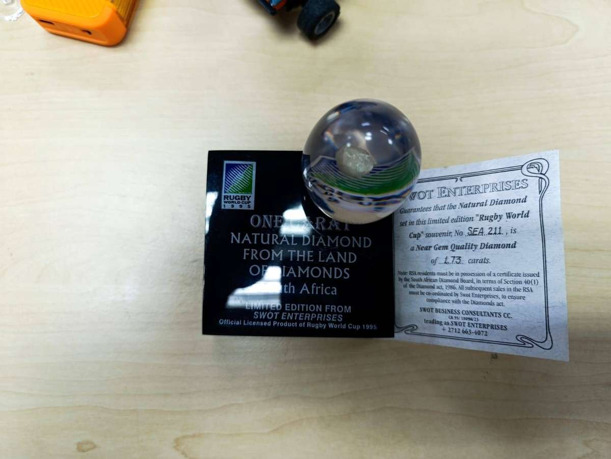 1995 Rugby World Cup Diamond Souvenir  Limited Edition