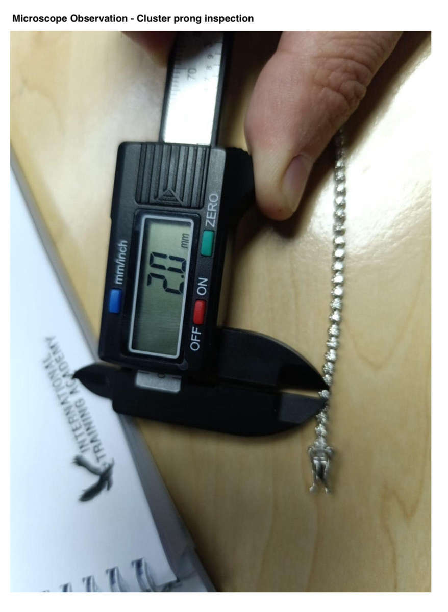 9k Diamond Tennis Bracelet