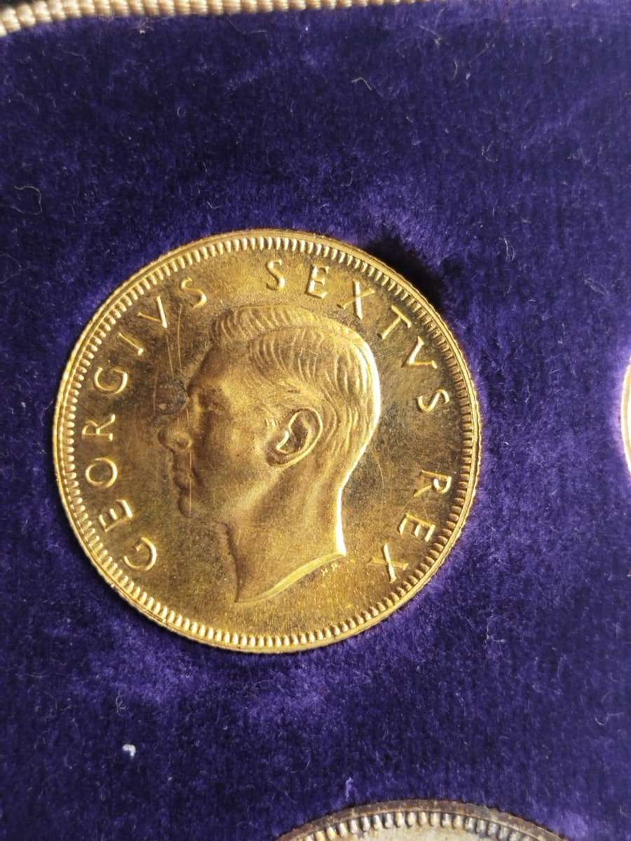 1952 South Africa Union Tercentenary Full 11-Coin Proof Set  Gold & Silver  SAM Box  Rare Inve