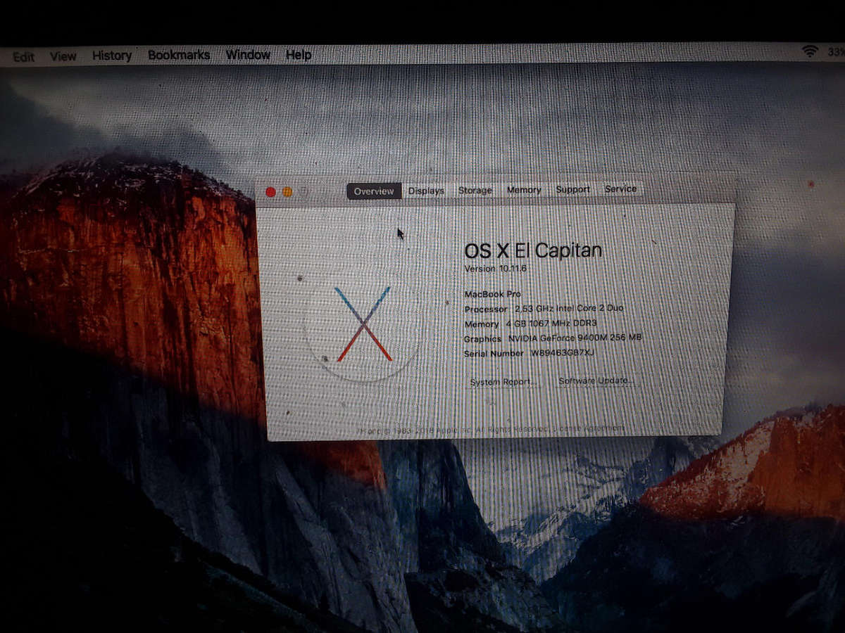 Macbook Pro Unibody A1286, 15 inch Duo cores