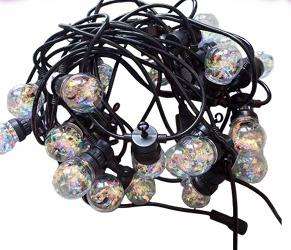 5M 220V Warm White Waterproof Outdoor LED String Bulb Light