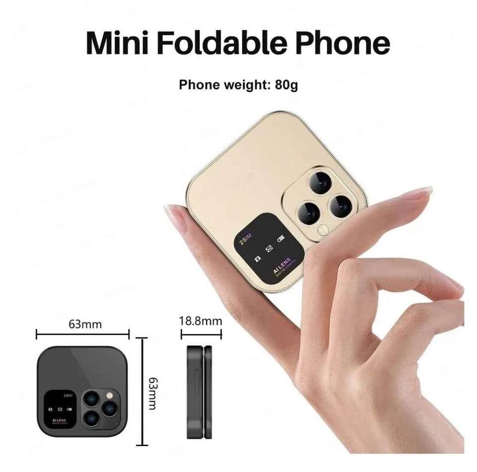 SERVO i16 PRO MINI FOLDABLE CELLPHONE