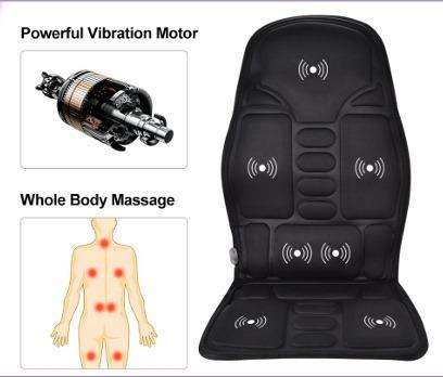 Seat Massager, Vibrating Back Massager for Chair Massage Cushion