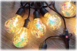 5M 220V Warm White Waterproof Outdoor LED String Bulb Light