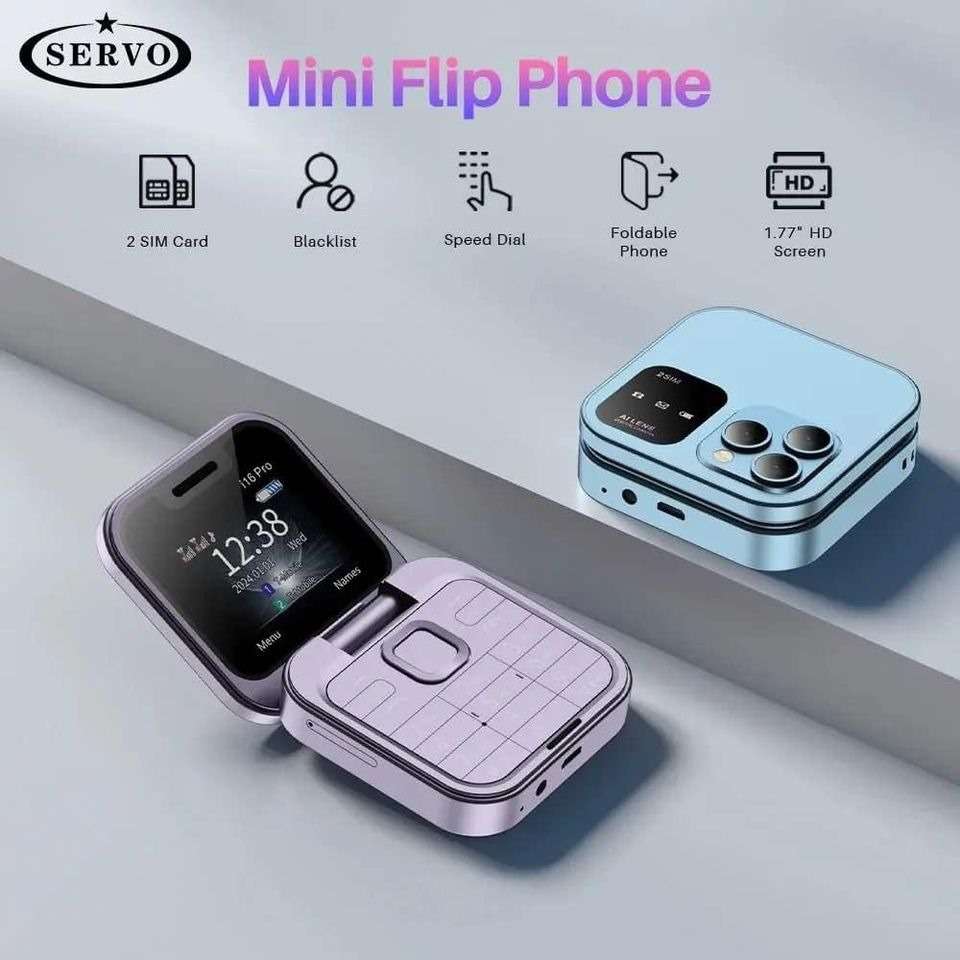 SERVO i16 PRO MINI FOLDABLE CELLPHONE
