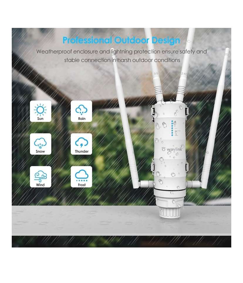 AC1200 Power Dual Band Outdoor Wi-Fi Range Extender