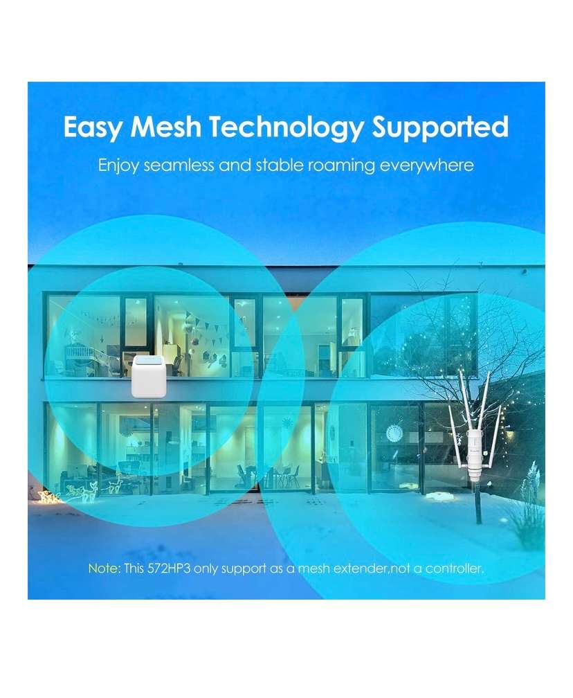 AC1200 Power Dual Band Outdoor Wi-Fi Range Extender