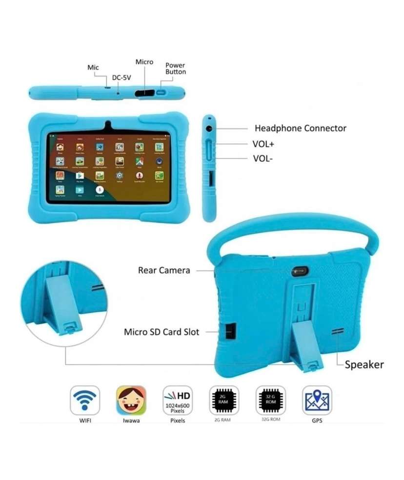 7" Kids Educational Tablet