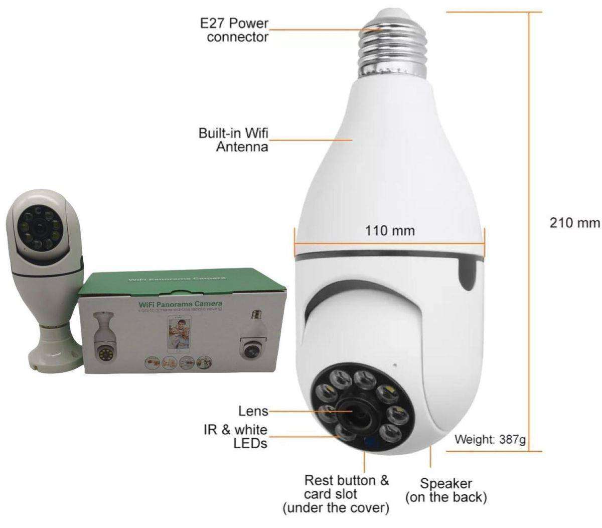 WIFI Panorama Security HD Camera