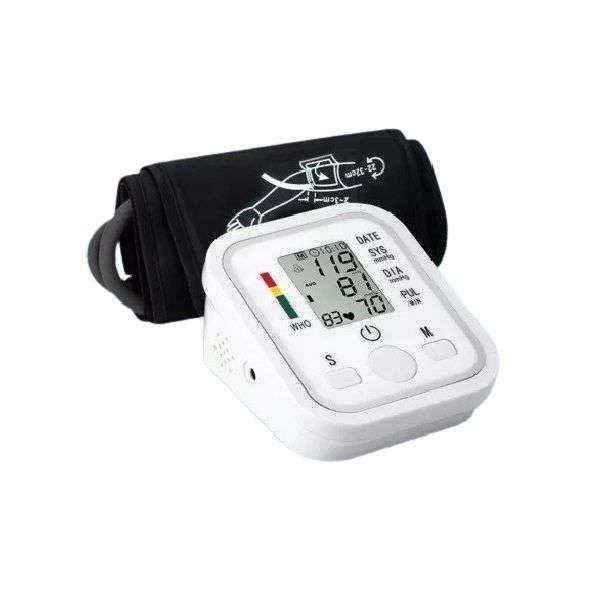 Digital Blood Pressure Monitor Upper Arm Automatic BP Machine Pulse Meter