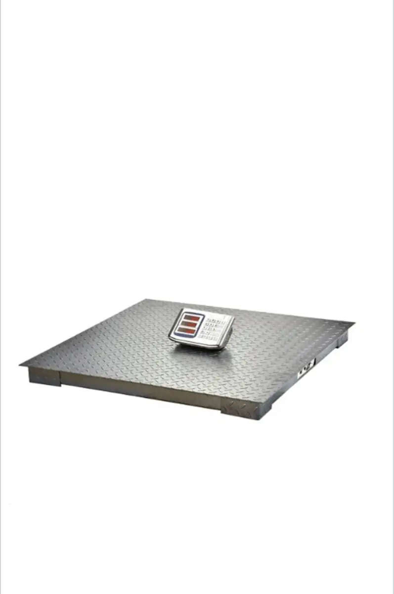 2 Ton Industrial Heavy Duty Platform Scale 2000kg Digital Scale 1.2Mx1.2M