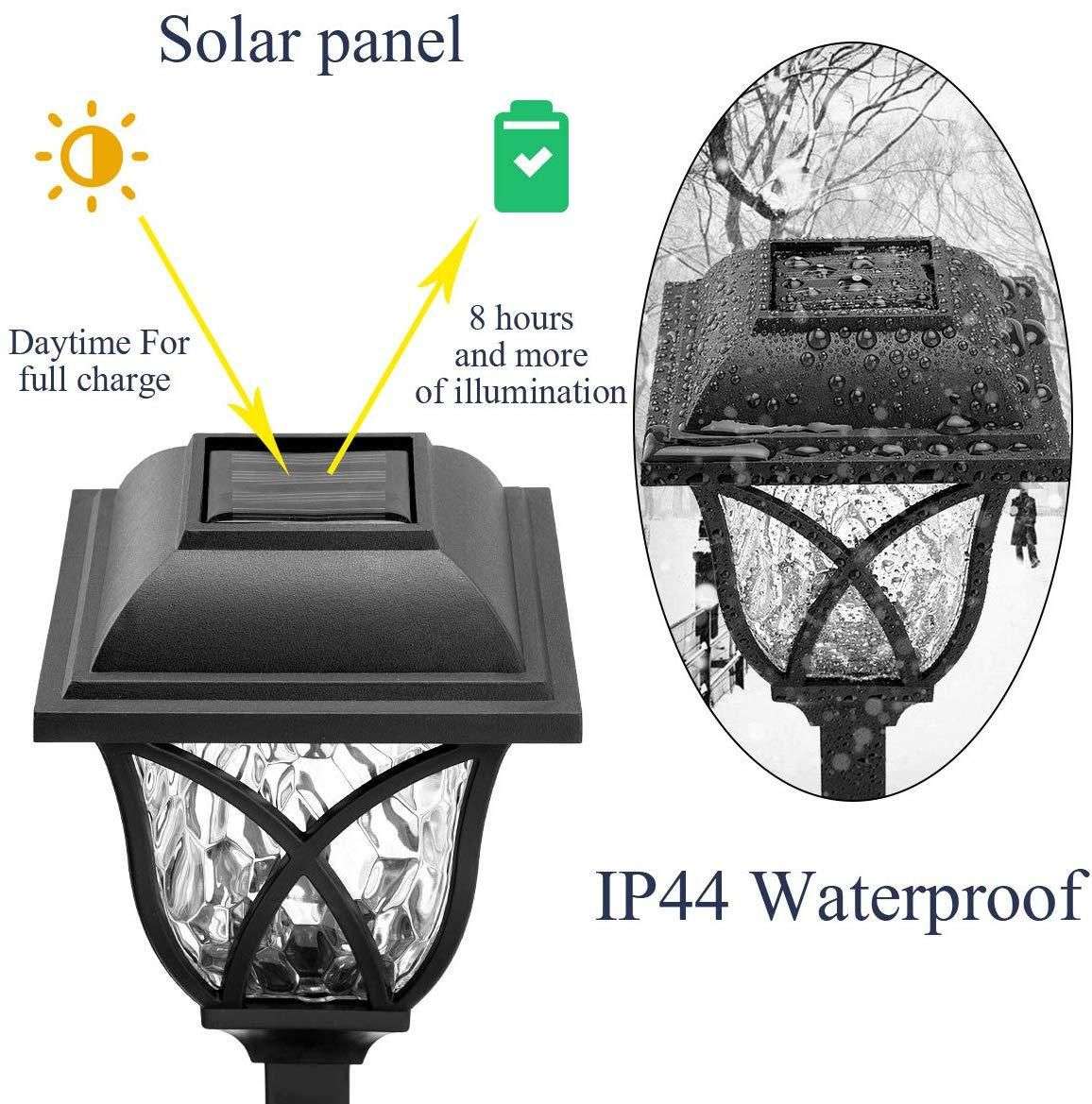 2 Pack Solar Power Garden Light (SG-002CW x2)