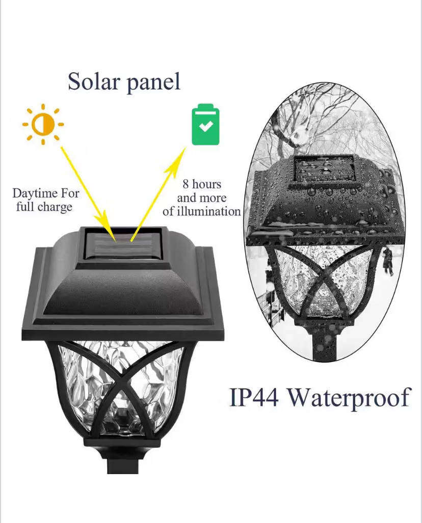 2Pack Solar Power Garden Light