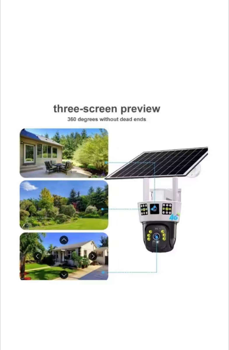 4G Solar PTZ Security Camera