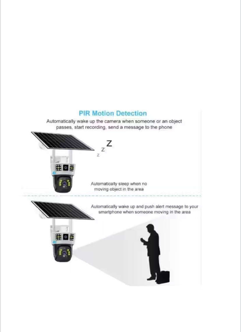 4G Solar PTZ Security Camera