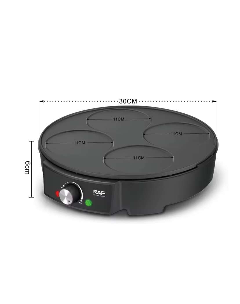 RAF 1200W Four Squares Pancake