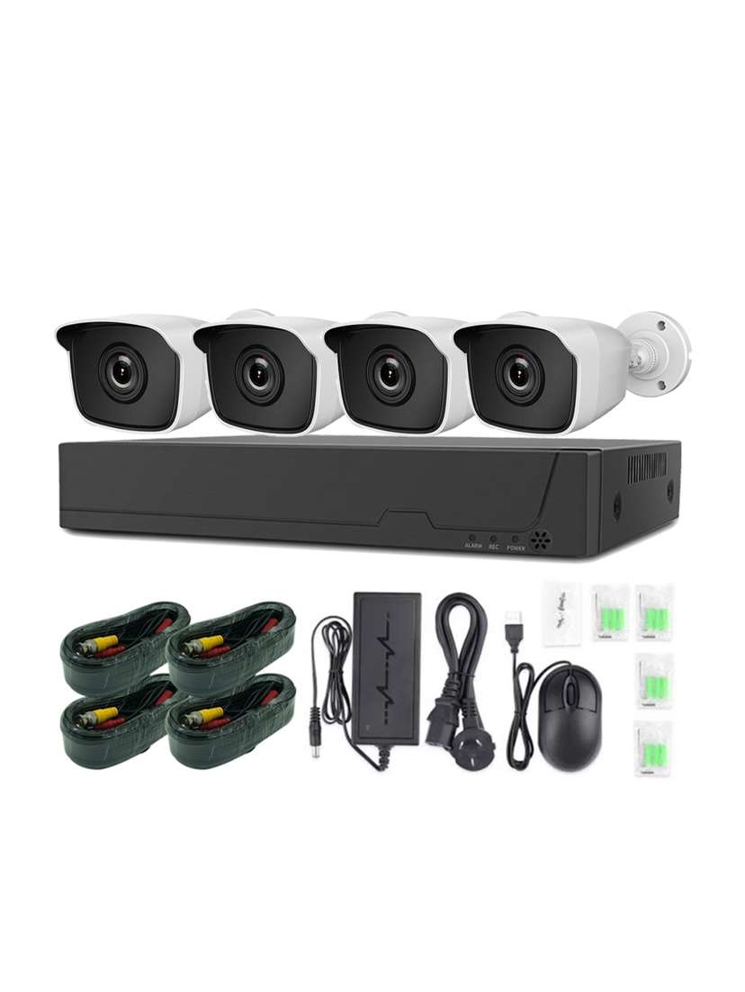 4 Channel CCTV Camera System - Full Kit Perfect Security