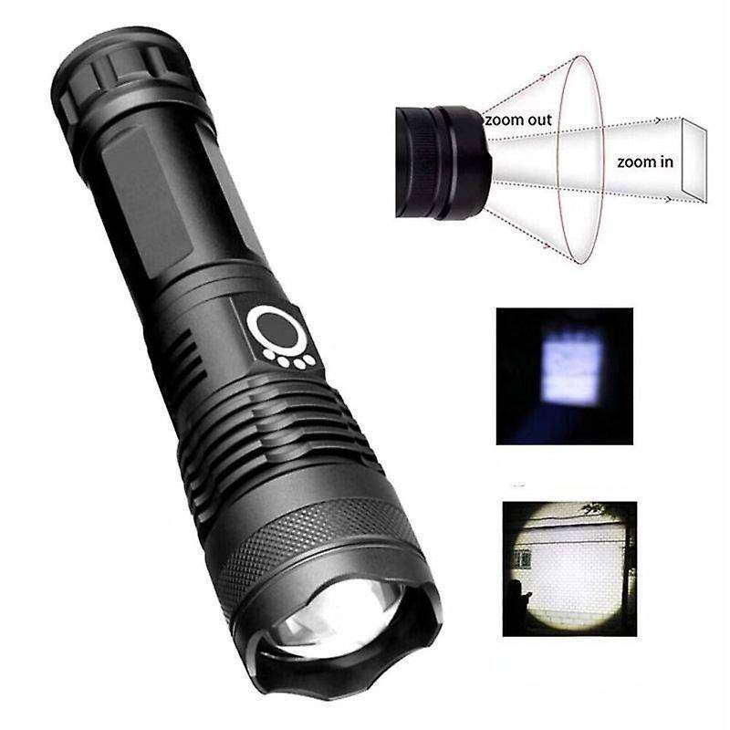 USB Rechargeable High Power Flashlight