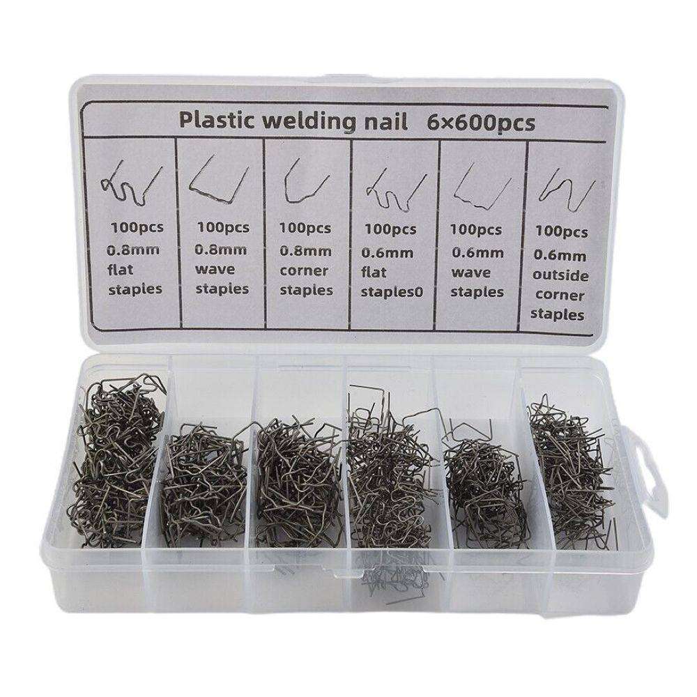 600 Pieces Hot Stapler Staples for Plastic Welder Automotive Repair Machine