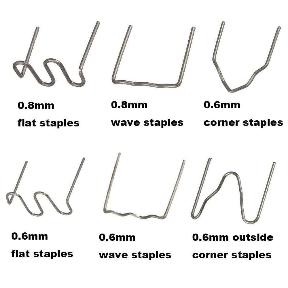600 Pieces Hot Stapler Staples for Plastic Welder Automotive Repair Machine