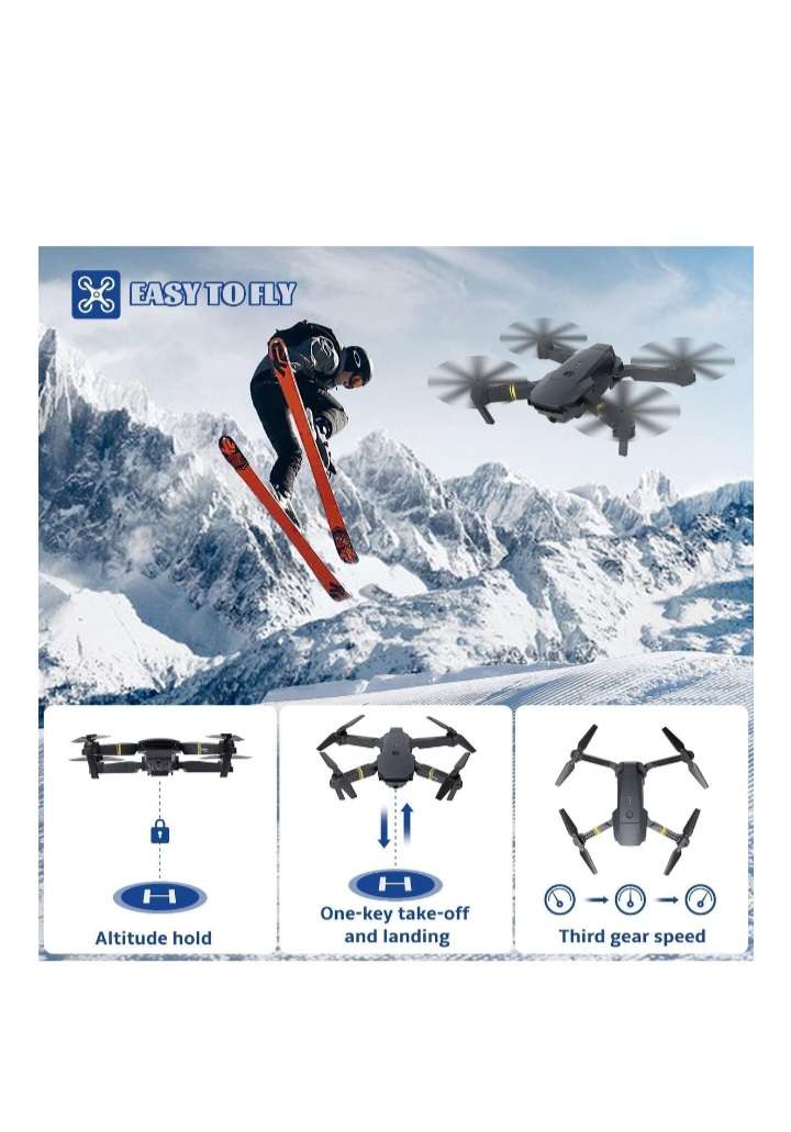 4K Super Drone Foldable Rechargeable Drone