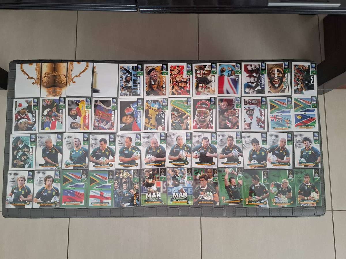 Rugby Trading Cards! 2011 and 2009 Mix!!