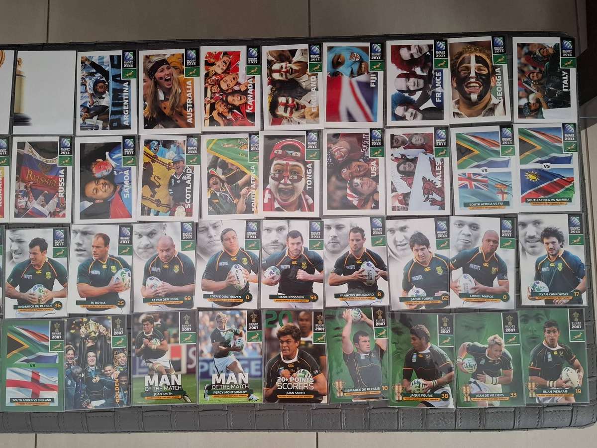 Rugby Trading Cards! 2011 and 2009 Mix!!