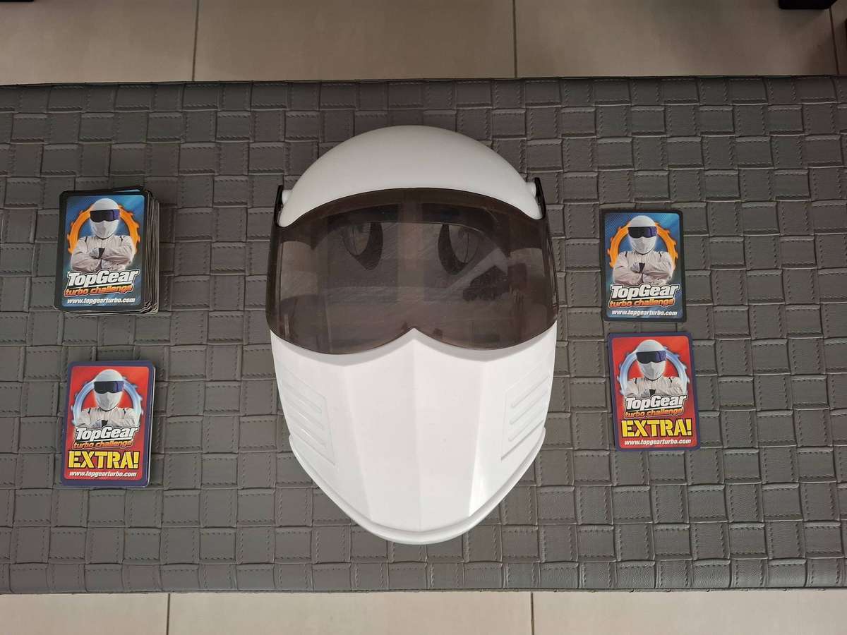 Top Gear Trading Cards with Stig helmet