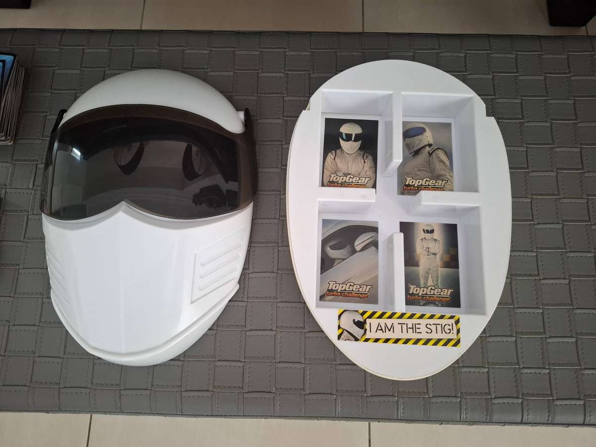Top Gear Trading Cards with Stig helmet
