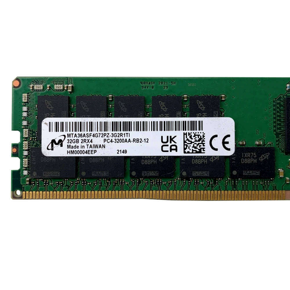 32gb 2rx4 pc4 - 3200aa SERVER RAM MTA36asf4g72pz-3g2r1ti