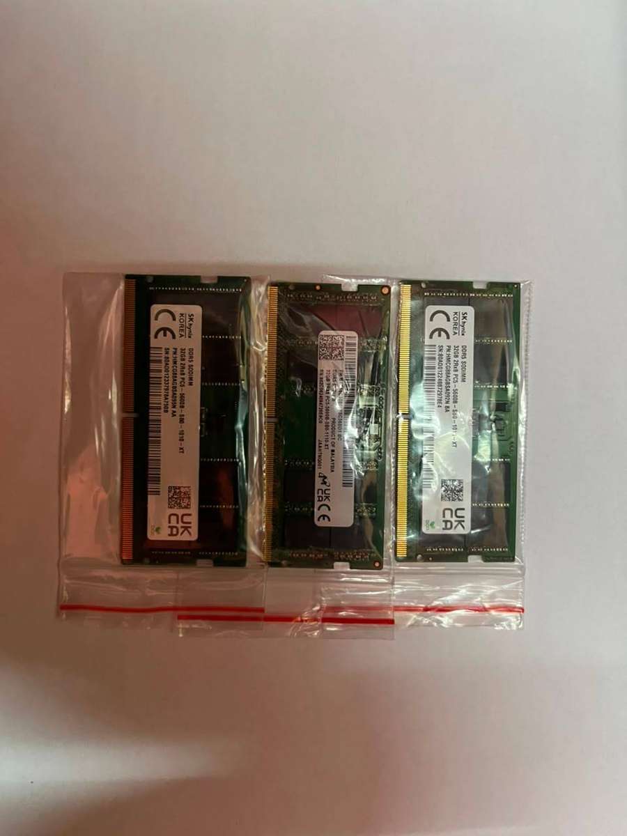 SK HYNIX 32GB 2Rx8 PC5 - 5600B LAPTOP RAM