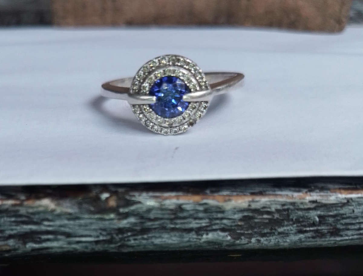 Sterling silver dress ring