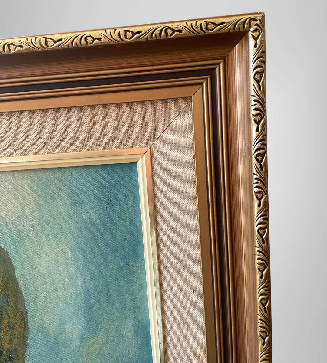 Large Signed A Chapman Vintage Cape Landscape Oil Painting  109cm×79cm- price reduced