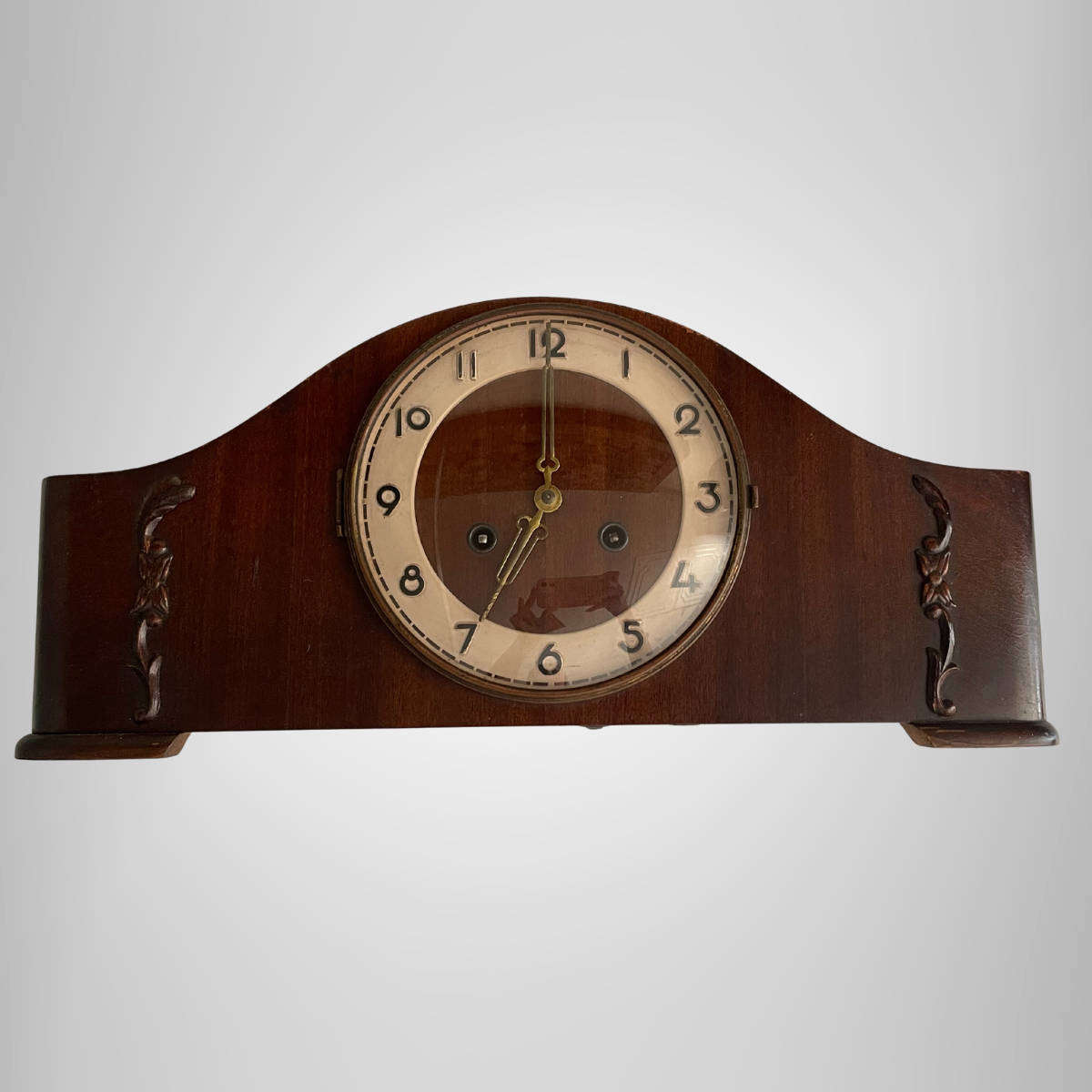 Vintage Junghans Mantle Clock  45 × 11 × 20 cm  Original Paperwork