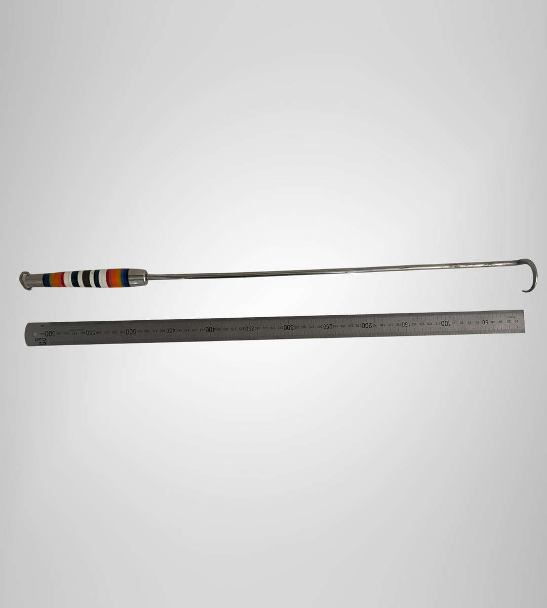 R1 Start - High End Heavy Solid Metal Cats Claw BBQ Meat Hook  Rainbow Handle