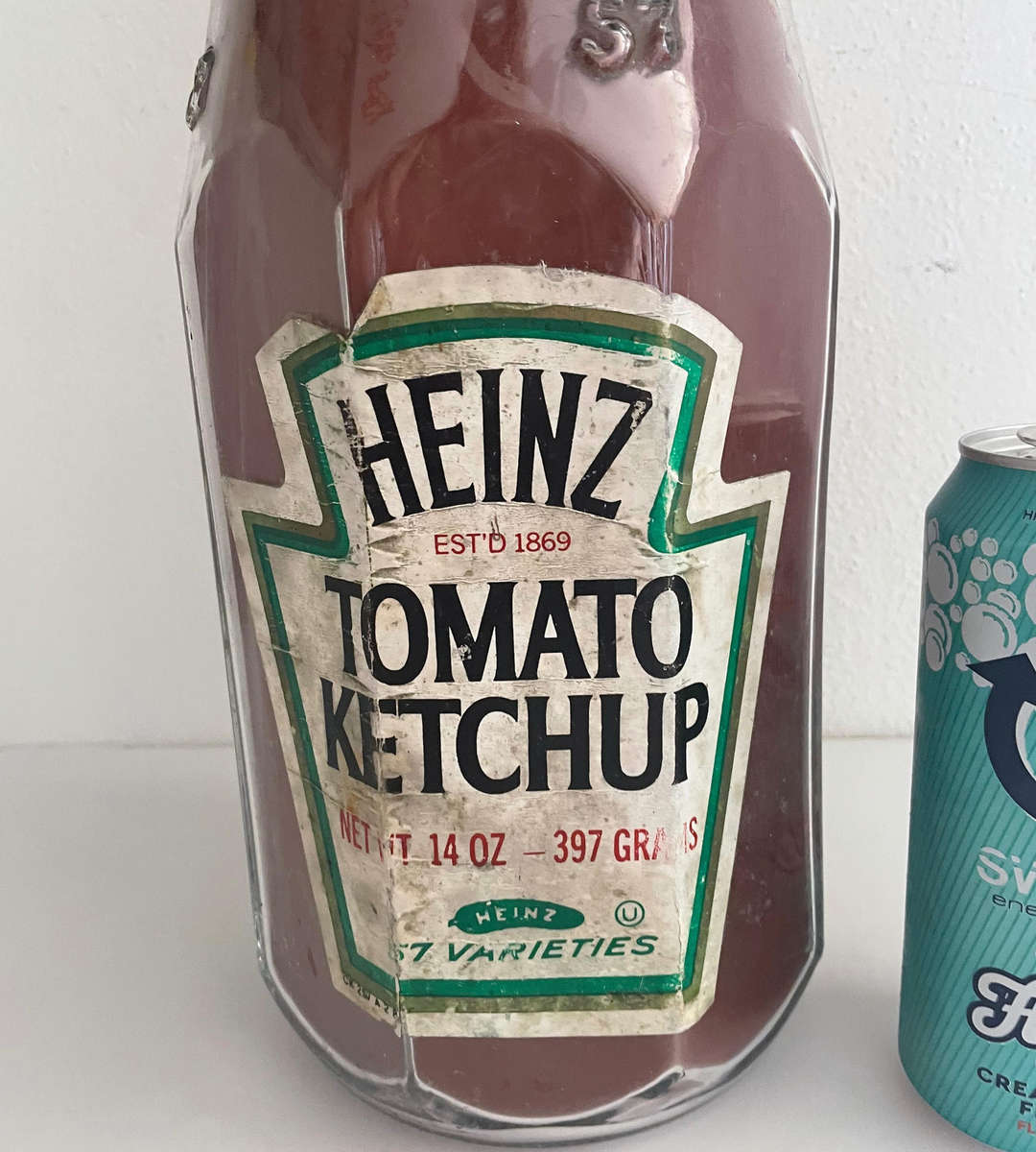 Giant Vintage 1979 Heinz Tomato Ketchup Giant Store Display Bottle  51cm Tall