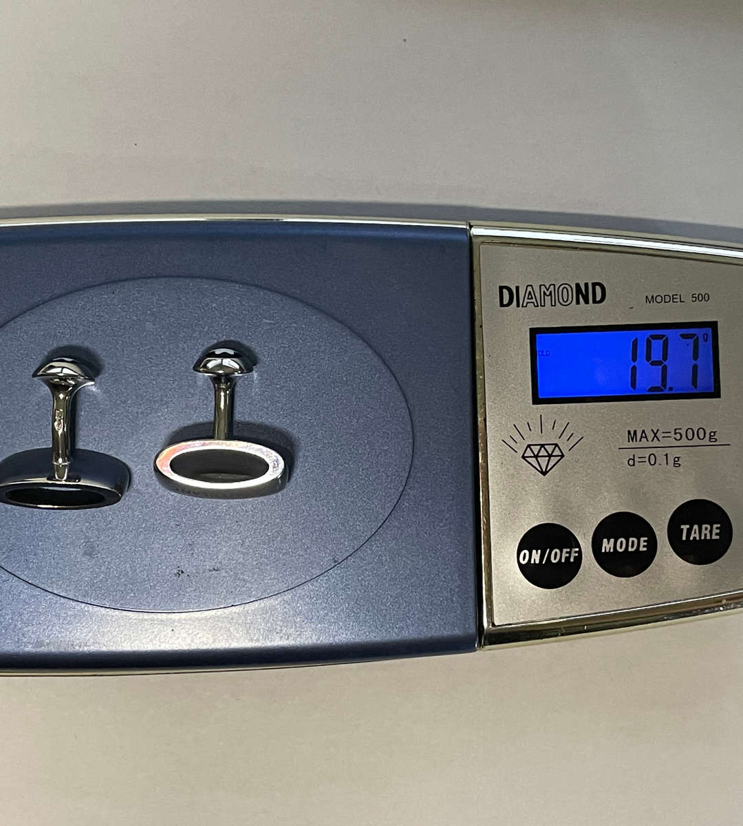 Price Reduced! - Montblanc 925 Sterling Silver Cufflinks  Modern Design, 19.7g, Boxed