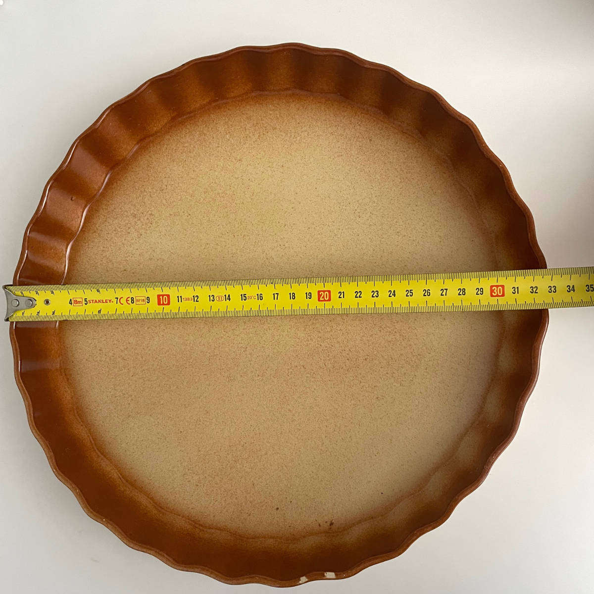 1970s Stoneware Oven-to-Table Baking Set  8 Pieces  Brown Glaze  Includes Heart Dish, Large Pie D