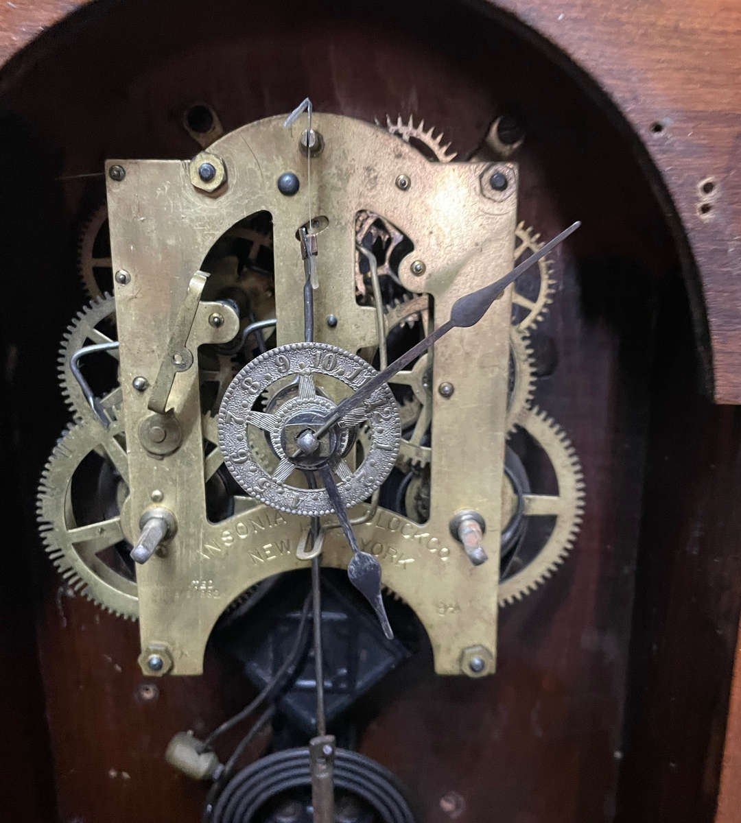 Lot of Antique & Vintage Wall Clocks  Three Star, Blessing, Ansonia (For Restoration)