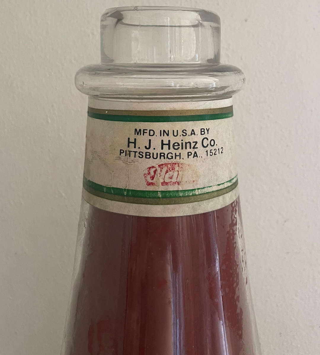 Giant Vintage 1979 Heinz Tomato Ketchup Giant Store Display Bottle  51cm Tall