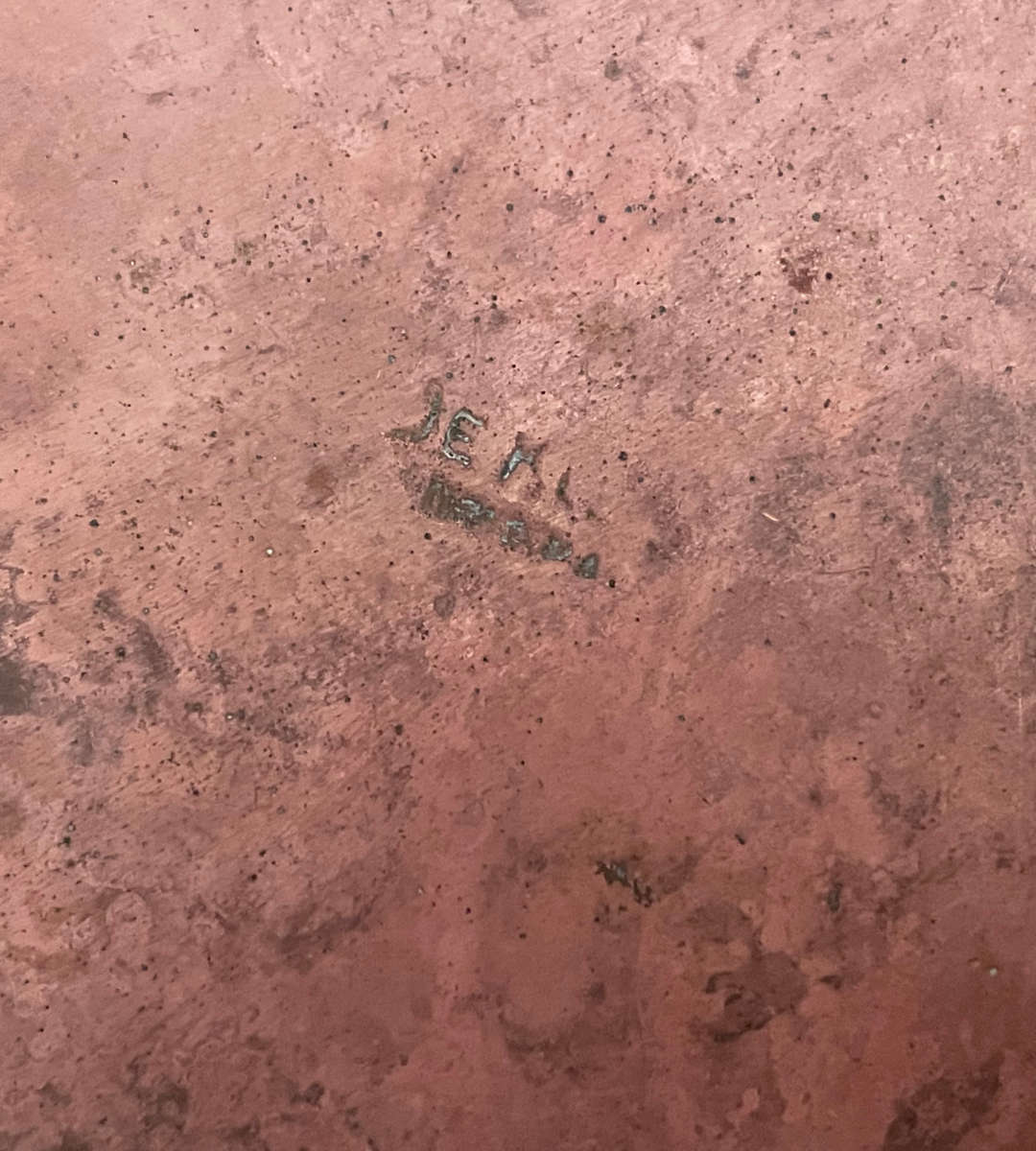 Vintage De Klerk Hand-Hammered Copper Oval Bowl & Jug Set  Original South African Craftsmanship