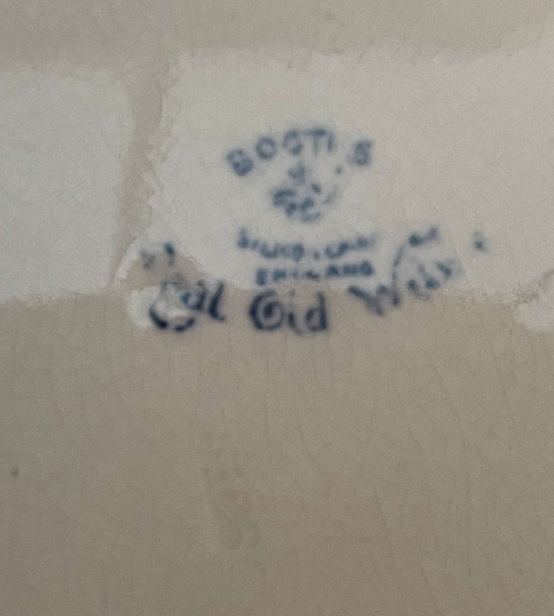 Antique Booths Real Old Willow Dinner Plate | Scalloped Rim | c.1912-1930 | 10.25 Inch (26cm) | Blue