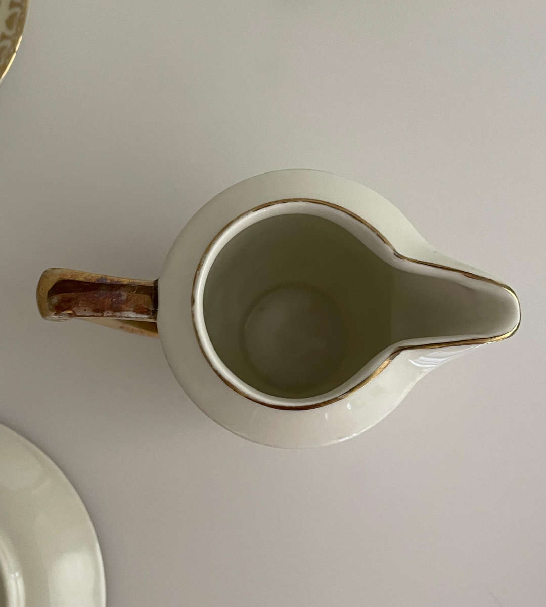 Vintage Protea China 15-Piece Tea Set  Yellow Floral with Gilt Trim