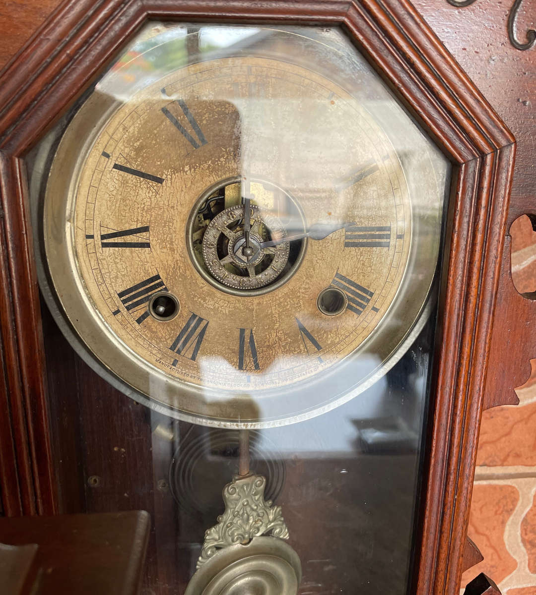 Lot of Antique & Vintage Wall Clocks  Three Star, Blessing, Ansonia (For Restoration)