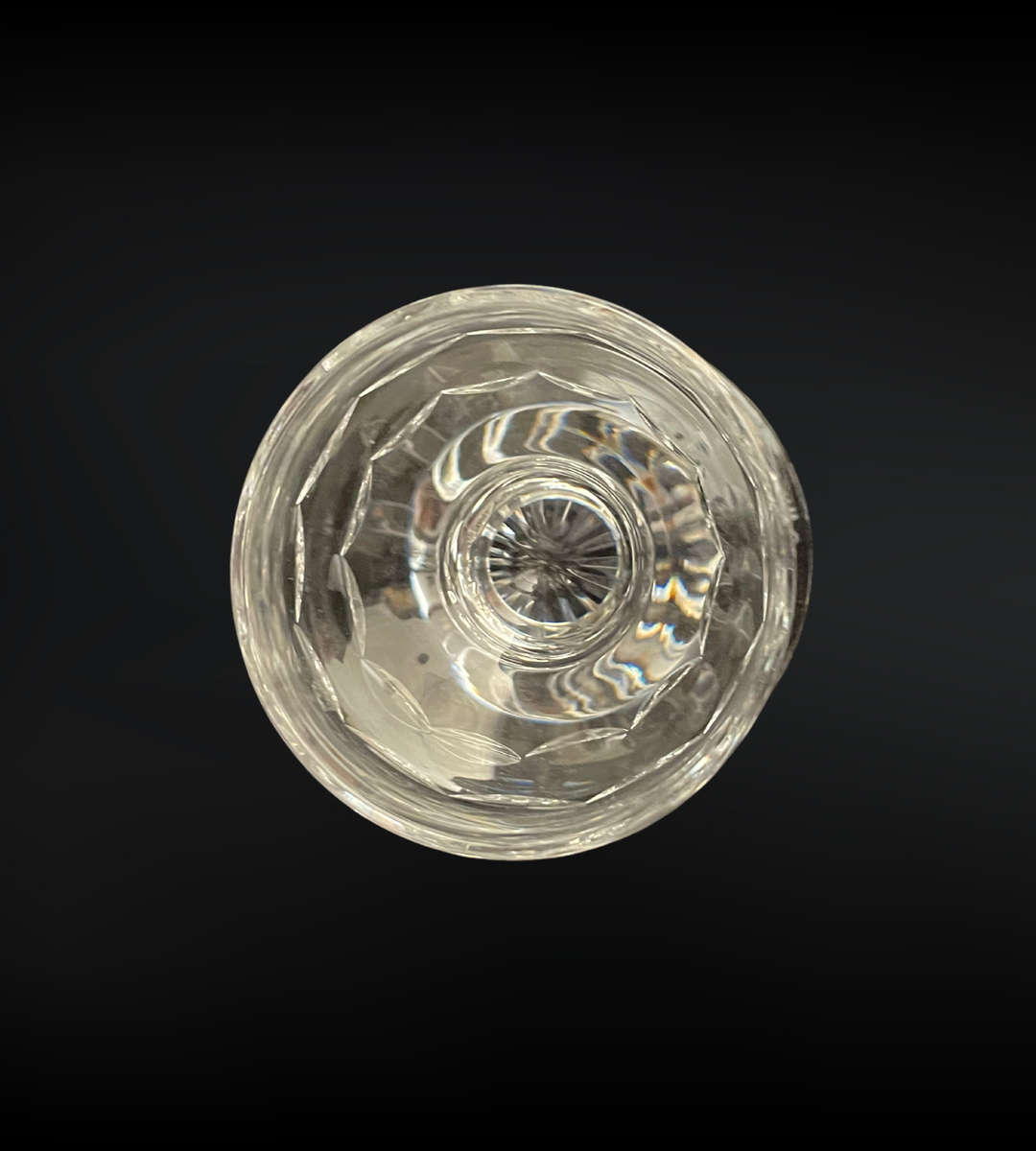 Edinburgh Crystal Hurricane Tea Light Lamp (Crofters Lamp)- Rare Find