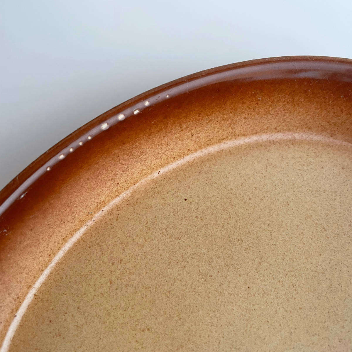 1970s Stoneware Oven-to-Table Baking Set  8 Pieces  Brown Glaze  Includes Heart Dish, Large Pie D