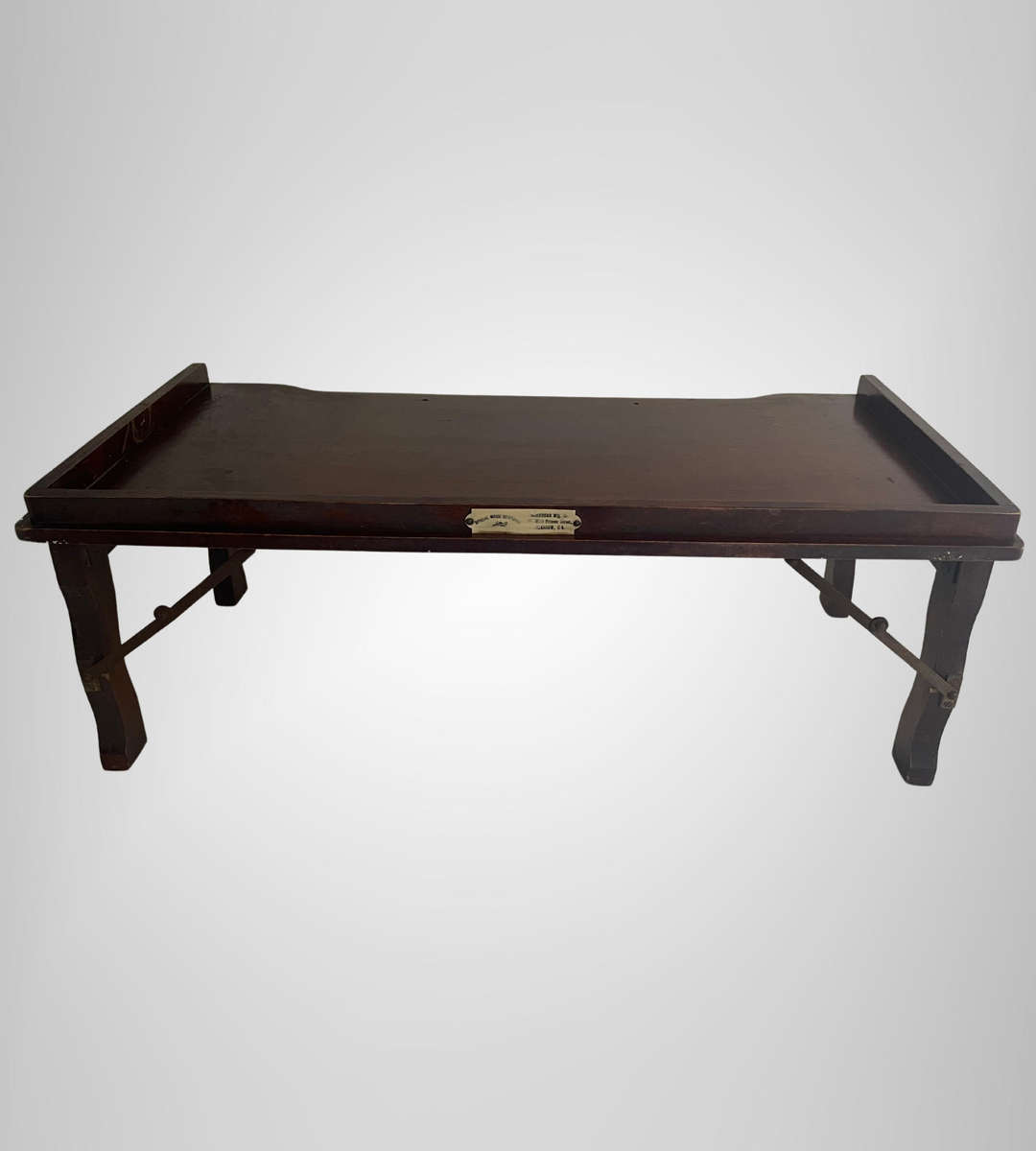 Vintage Folding Butlers Tray  Northern Mfg. Co. Glasgow  66cm Wide  Early 20th Century