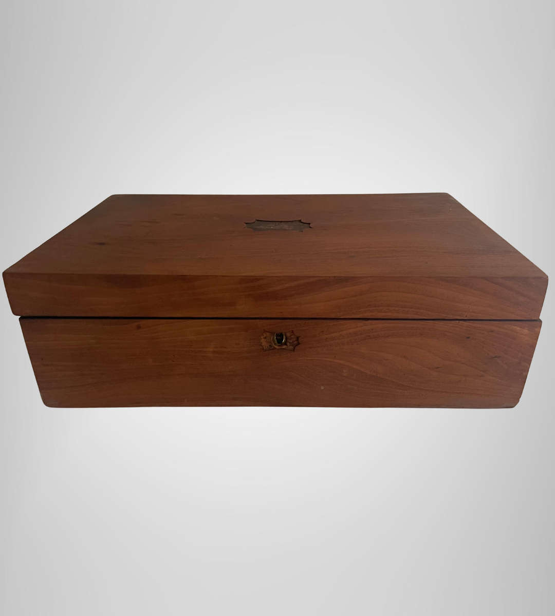 Antique Victorian Mahogany Writing Slope | Lap Desk | Circa 1870 | Restoration Project | No Key