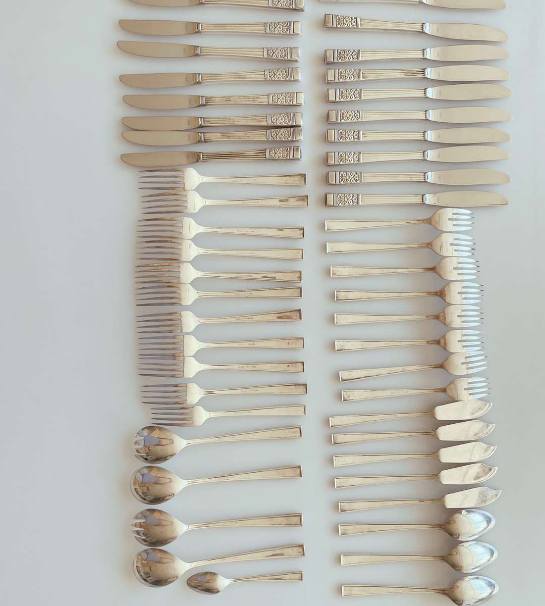 Incomplete 50-Piece NTC Silver Plated Cutlery Set (1940)  Coronation Pattern, Great Condition